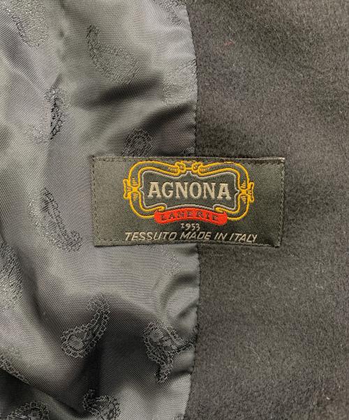 QUINS MOAT（クイーンスモート）QUINS MOAT (クイーンスモート) Agnona (アニオナ) コート ブラック サイズ:38の古着・服飾アイテム