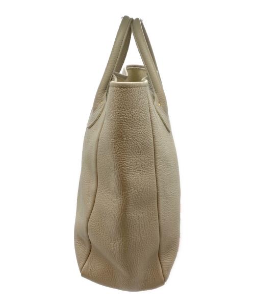 YOUNG & OLSEN The DRYGOODS STORE（ヤングアンドオルセン ザ ドライグッズストア）YOUNG & OLSEN The DRYGOODS STORE (ヤングアンドオルセン ザ ドライグッズストア) レザートートバッグ ベージュの古着・服飾アイテム