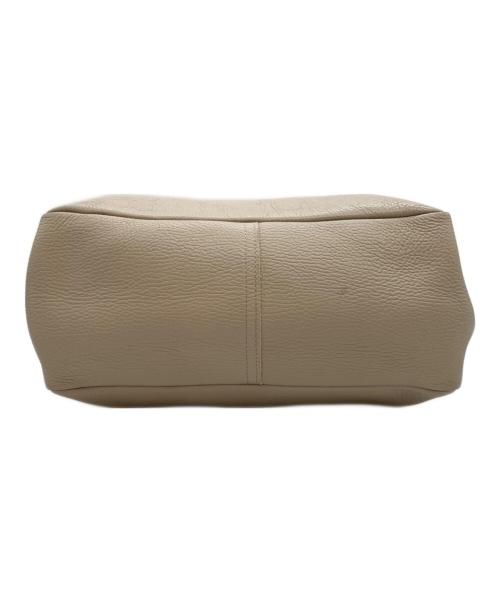 YOUNG & OLSEN The DRYGOODS STORE（ヤングアンドオルセン ザ ドライグッズストア）YOUNG & OLSEN The DRYGOODS STORE (ヤングアンドオルセン ザ ドライグッズストア) レザートートバッグ ベージュの古着・服飾アイテム