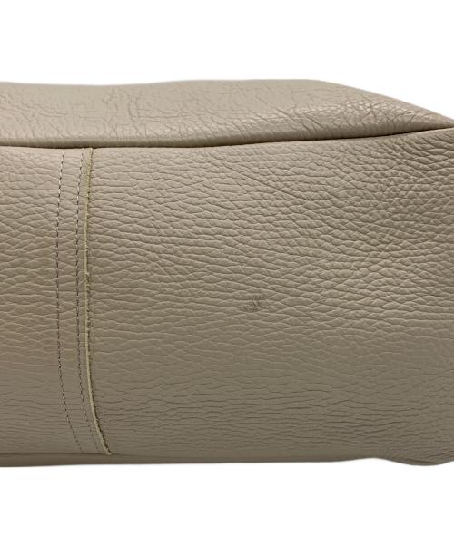 YOUNG & OLSEN The DRYGOODS STORE（ヤングアンドオルセン ザ ドライグッズストア）YOUNG & OLSEN The DRYGOODS STORE (ヤングアンドオルセン ザ ドライグッズストア) レザートートバッグ ベージュの古着・服飾アイテム