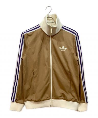 アディダストラックジャケット　ブラウン 中古・古着通販】adidas (アディダス) トラックジャケット ブラウン