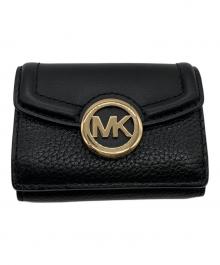 MICHAEL KORS（マイケル・コース）の古着「3つ折り財布」｜ブラック