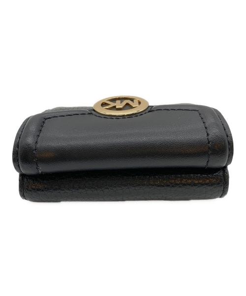MICHAEL KORS（マイケル・コース）MICHAEL KORS (マイケル・コース) 3つ折り財布 ブラックの古着・服飾アイテム