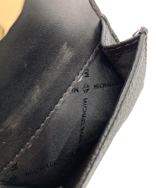 MICHAEL KORS（マイケル・コース）MICHAEL KORS (マイケル・コース) 3つ折り財布 ブラックの古着・服飾アイテム