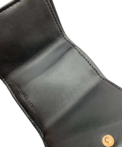 MICHAEL KORS（マイケル・コース）MICHAEL KORS (マイケル・コース) 3つ折り財布 ブラックの古着・服飾アイテム