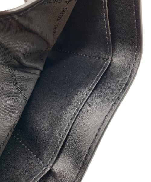MICHAEL KORS（マイケル・コース）MICHAEL KORS (マイケル・コース) 3つ折り財布 ブラックの古着・服飾アイテム