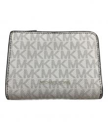 MICHAEL KORS（マイケルコース）の古着「2つ折り財布」｜ホワイト