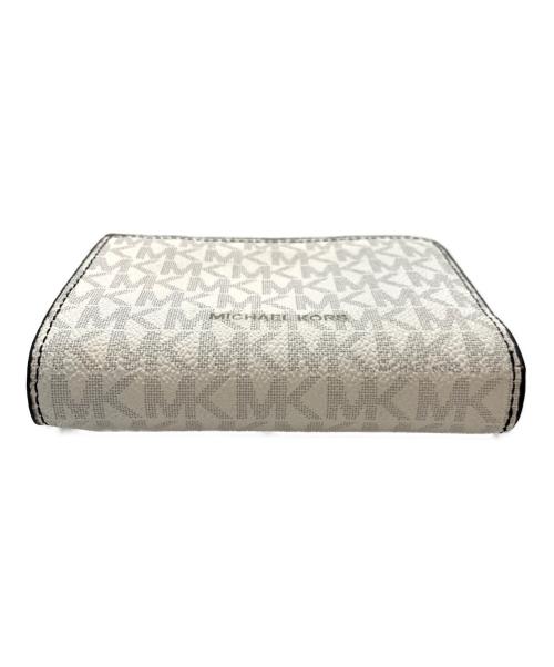 MICHAEL KORS（マイケルコース）MICHAEL KORS (マイケルコース) 2つ折り財布 ホワイトの古着・服飾アイテム