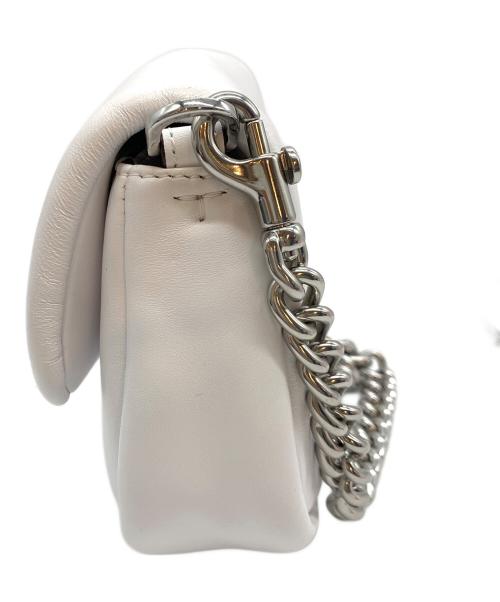 TORY BURCH（トリーバーチ）TORY BURCH (トリーバーチ) チェーンショルダーバッグ ホワイトの古着・服飾アイテム