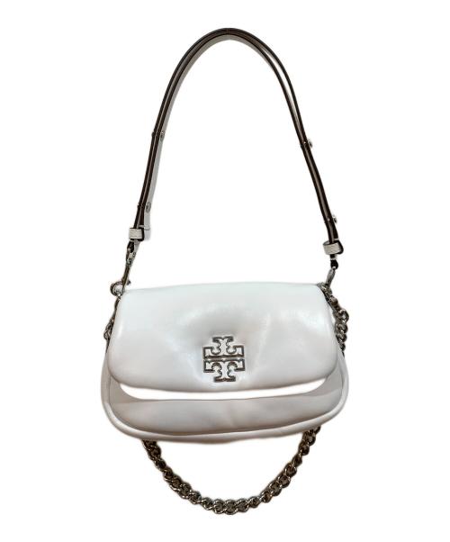 TORY BURCH（トリーバーチ）TORY BURCH (トリーバーチ) チェーンショルダーバッグ ホワイトの古着・服飾アイテム