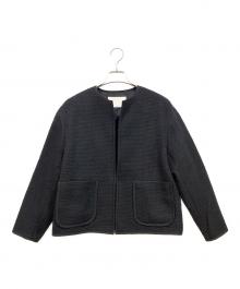 BALLSEY（ボールジィ）の古着「ファンシードビー クルーネックジャケット」｜ブラック