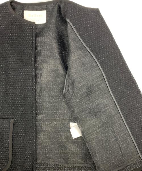 BALLSEY（ボールジィ）BALLSEY (ボールジィ) ファンシードビー クルーネックジャケット ブラック サイズ:36の古着・服飾アイテム