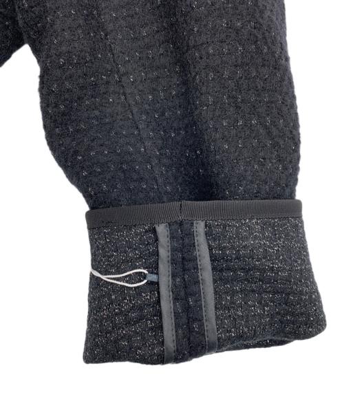 BALLSEY（ボールジィ）BALLSEY (ボールジィ) ファンシードビー クルーネックジャケット ブラック サイズ:36の古着・服飾アイテム