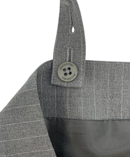 MACKINTOSH PHILOSOPHY（マッキントッシュ フィロソフィー）MACKINTOSH PHILOSOPHY (マッキントッシュ フィロソフィー) ハイウエストサロペット グレー サイズ:38の古着・服飾アイテム