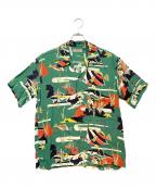 Sun Surfサンサーフ）の古着「アロハシャツ」｜グリーン
