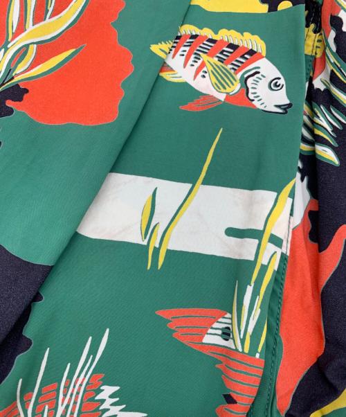 Sun Surf（サンサーフ）Sun Surf (サンサーフ) アロハシャツ グリーン サイズ:L 16-16 1/2の古着・服飾アイテム