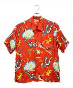Sun Surfサンサーフ）の古着「アロハシャツ」｜レッド