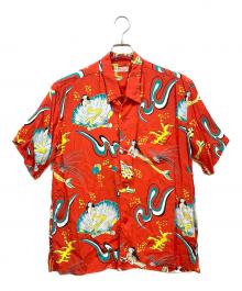 Sun Surf（サンサーフ）の古着「アロハシャツ」｜レッド