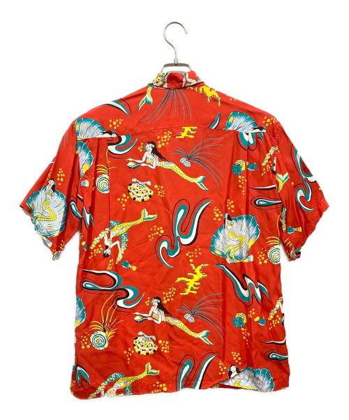 Sun Surf（サンサーフ）Sun Surf (サンサーフ) アロハシャツ レッド サイズ:L 16-16 1/2の古着・服飾アイテム