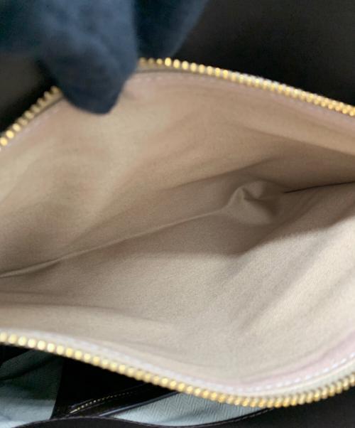 TORY BURCH（トリーバーチ）TORY BURCH (トリーバーチ) 2WAYバッグ ブラウン×イエローの古着・服飾アイテム