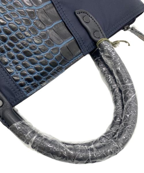 LIMONTA（リモンタ）LIMONTA (リモンタ) ハンドバッグ ブルーの古着・服飾アイテム