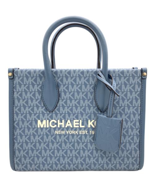 MICHAEL KORS（マイケル・コース）MICHAEL KORS (マイケル・コース) 2WAYショルダーバッグ スカイブルーの古着・服飾アイテム