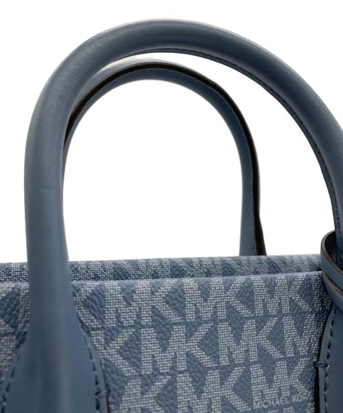 MICHAEL KORS（マイケル・コース）MICHAEL KORS (マイケル・コース) 2WAYショルダーバッグ スカイブルーの古着・服飾アイテム