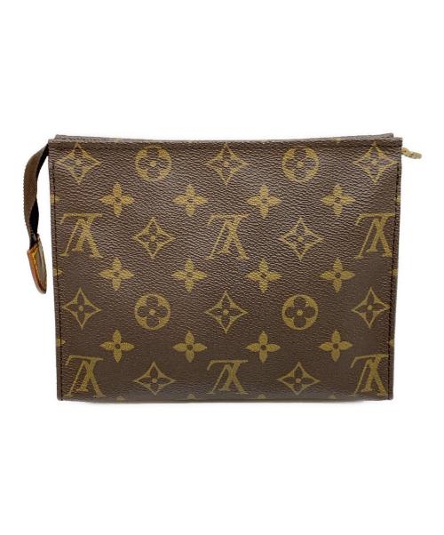 LOUIS VUITTON（ルイ ヴィトン）LOUIS VUITTON (ルイ ヴィトン) ポシェットトワレット19 ブラウンの古着・服飾アイテム