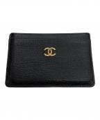 CHANELシャネル）の古着「カードケース」｜ブラック