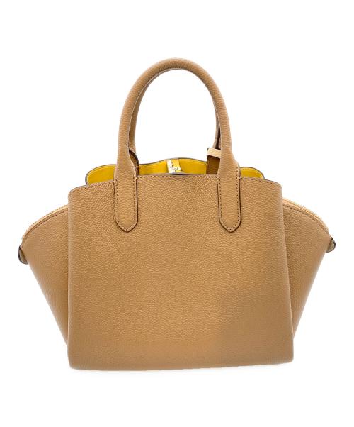 Kate Spade（ケイトスペード）Kate Spade (ケイトスペード) ハンドバッグ ブラウン×イエローの古着・服飾アイテム