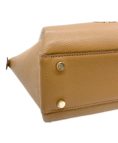 Kate Spade（ケイトスペード）Kate Spade (ケイトスペード) ハンドバッグ ブラウン×イエローの古着・服飾アイテム