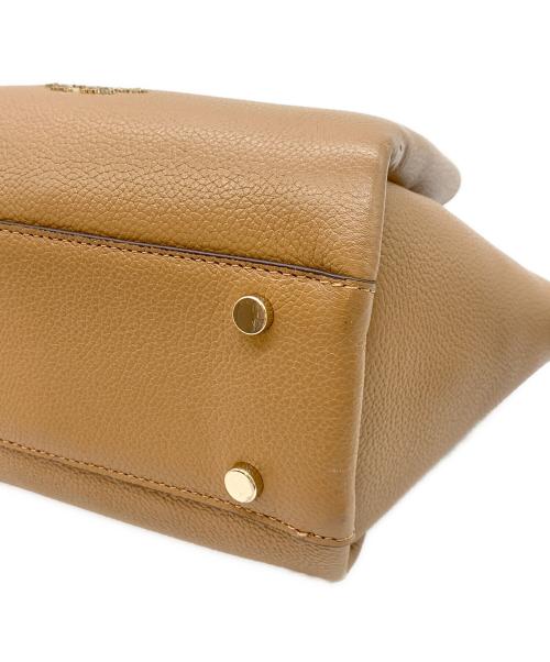 Kate Spade（ケイトスペード）Kate Spade (ケイトスペード) ハンドバッグ ブラウン×イエローの古着・服飾アイテム