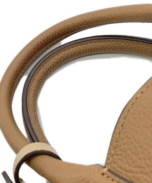 Kate Spade（ケイトスペード）Kate Spade (ケイトスペード) ハンドバッグ ブラウン×イエローの古着・服飾アイテム