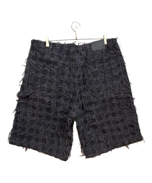 SUPREME（シュプリーム）SUPREME (シュプリーム) Frayed Patchwork Baggy Denim Short ネイビー サイズ:38の古着・服飾アイテム