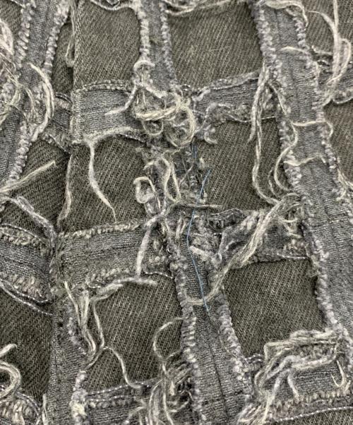 SUPREME（シュプリーム）SUPREME (シュプリーム) Frayed Patchwork Baggy Denim Short ネイビー サイズ:38の古着・服飾アイテム