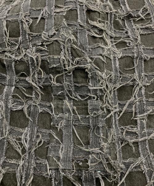 SUPREME（シュプリーム）SUPREME (シュプリーム) Frayed Patchwork Baggy Denim Short ネイビー サイズ:38の古着・服飾アイテム