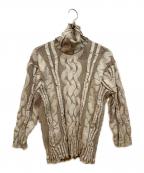 PLEATS PLEASEプリーツプリーズ）の古着「薄手ニット」｜ベージュ