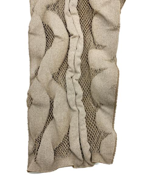 PLEATS PLEASE（プリーツプリーズ）PLEATS PLEASE (プリーツプリーズ) 薄手ニット ベージュ サイズ:3の古着・服飾アイテム