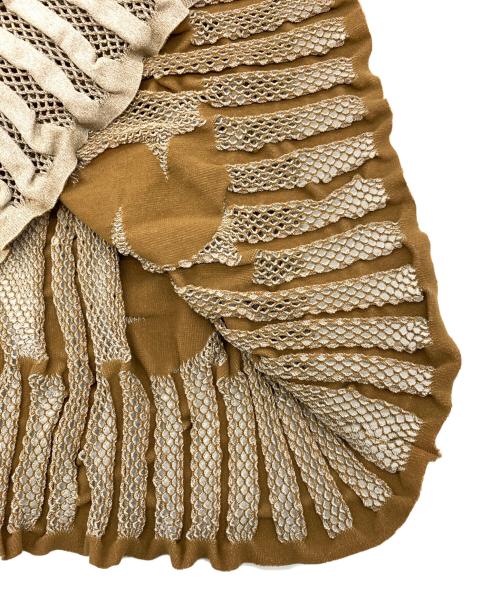 PLEATS PLEASE（プリーツプリーズ）PLEATS PLEASE (プリーツプリーズ) 薄手ニット ベージュ サイズ:3の古着・服飾アイテム