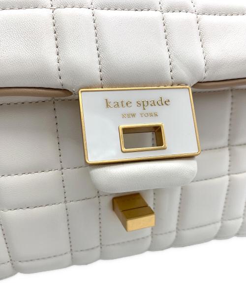 Kate Spade（ケイトスペード）Kate Spade (ケイトスペード) コンバーチブル ショルダーバッグ ホワイトの古着・服飾アイテム