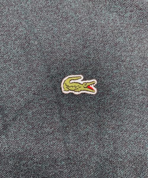 LACOSTE（ラコステ）LACOSTE (ラコステ) リブ カラーポロシャツ グリーン サイズ:US：Lの古着・服飾アイテム