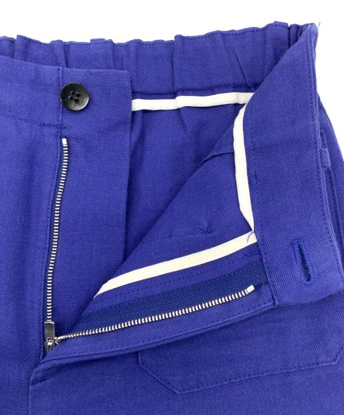 GALERIE VIE（ギャルリーヴィー）GALERIE VIE (ギャルリーヴィー) セミワイドマリンパンツ ブルー サイズ:32の古着・服飾アイテム