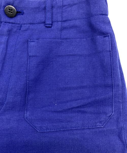 GALERIE VIE（ギャルリーヴィー）GALERIE VIE (ギャルリーヴィー) セミワイドマリンパンツ ブルー サイズ:32の古着・服飾アイテム