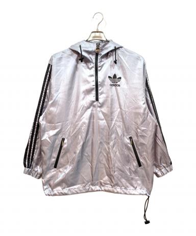 中古・古着通販】adidas (アディダス) ナイロンジャケット グレー