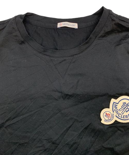 MONCLER（モンクレール）MONCLER (モンクレール) 半袖カットソー ブラック サイズ:Lの古着・服飾アイテム