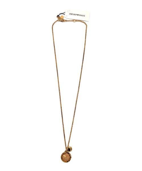 EMPORIO ARMANI（エンポリオ アルマーニ）EMPORIO ARMANI (エンポリオ アルマーニ) ネックレス ゴールドの古着・服飾アイテム