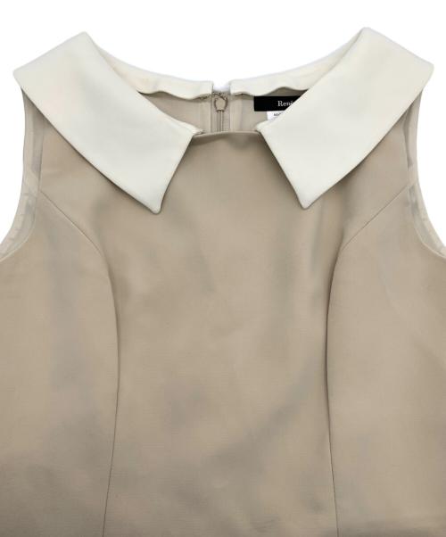 Rene（ルネ）Rene (ルネ) ノースリーブワンピース ベージュ サイズ:36の古着・服飾アイテム