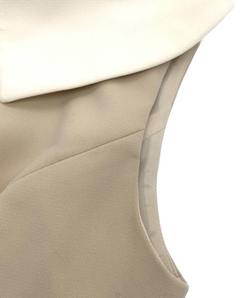 Rene（ルネ）Rene (ルネ) ノースリーブワンピース ベージュ サイズ:36の古着・服飾アイテム