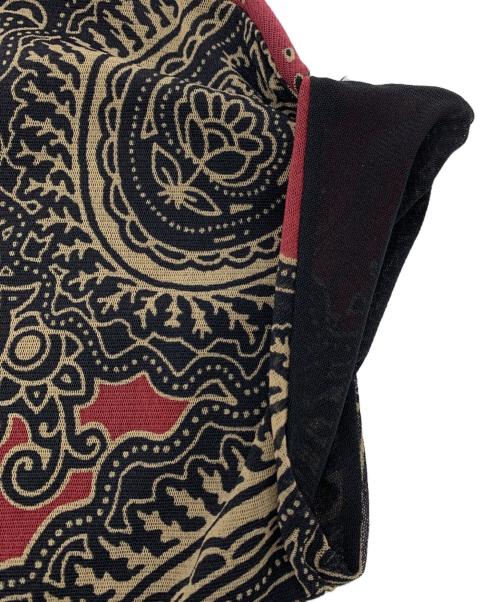 ETRO（エトロ）ETRO (エトロ) ノースリーブ・キャミソールワンピース ベージュ×レッド サイズ:42の古着・服飾アイテム