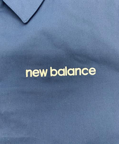 NEW BALANCE（ニューバランス）NEW BALANCE (ニューバランス) バーシティジャケット ホワイト×ネイビー サイズ:Mの古着・服飾アイテム